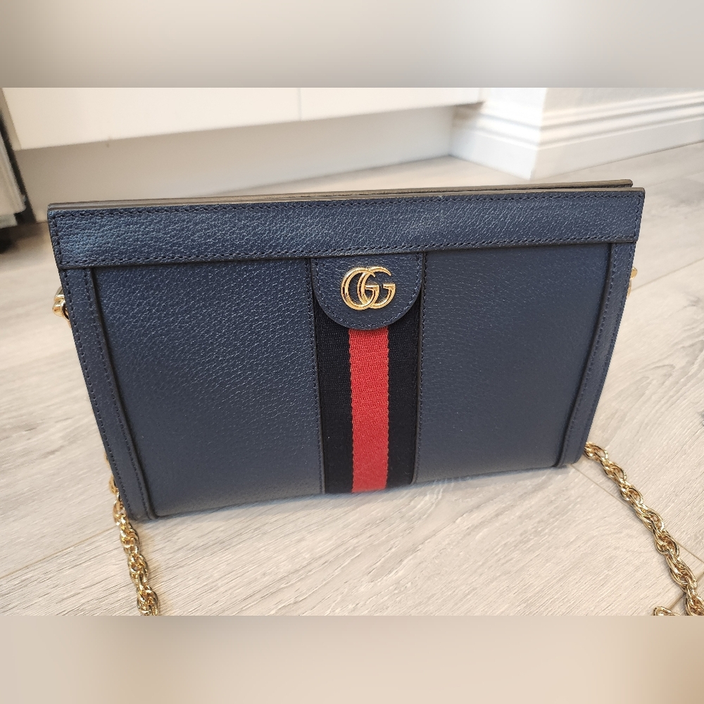 Gucci small ophidia navy color